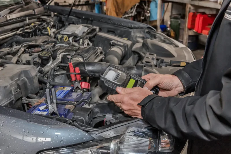 Car Battery Testing at AutoCare