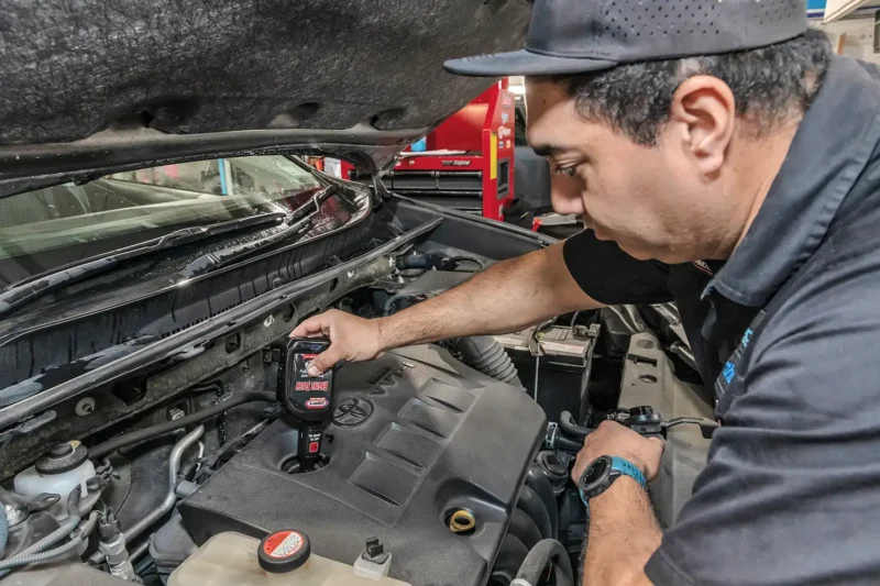 AutoCare doing a engine flush